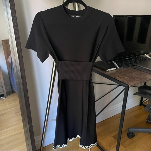 PROENZA SCHOULER ZIG ZAG KNIT DRESS (LIKE-NEW) SZ XS - Picture 4 of 11